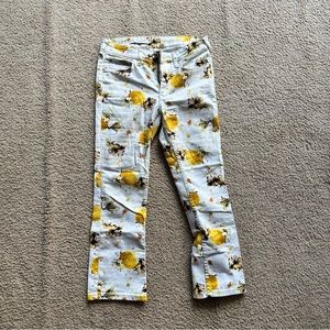 Anthropologie lemon pants